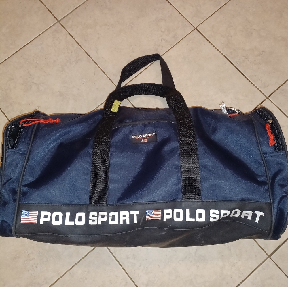 Vintage polo sport duffle bag